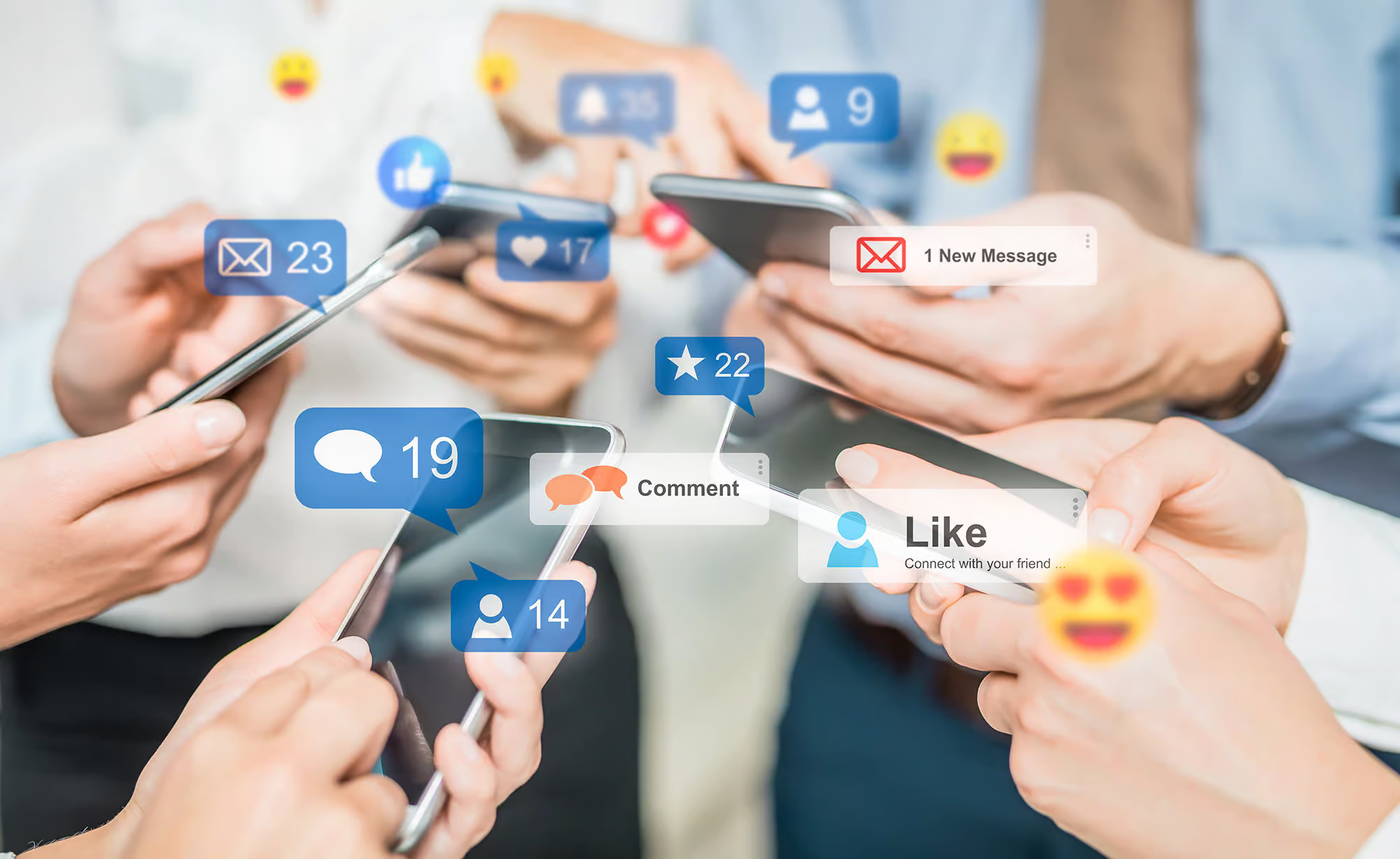 People interacting on socials - Social Selling Examples
