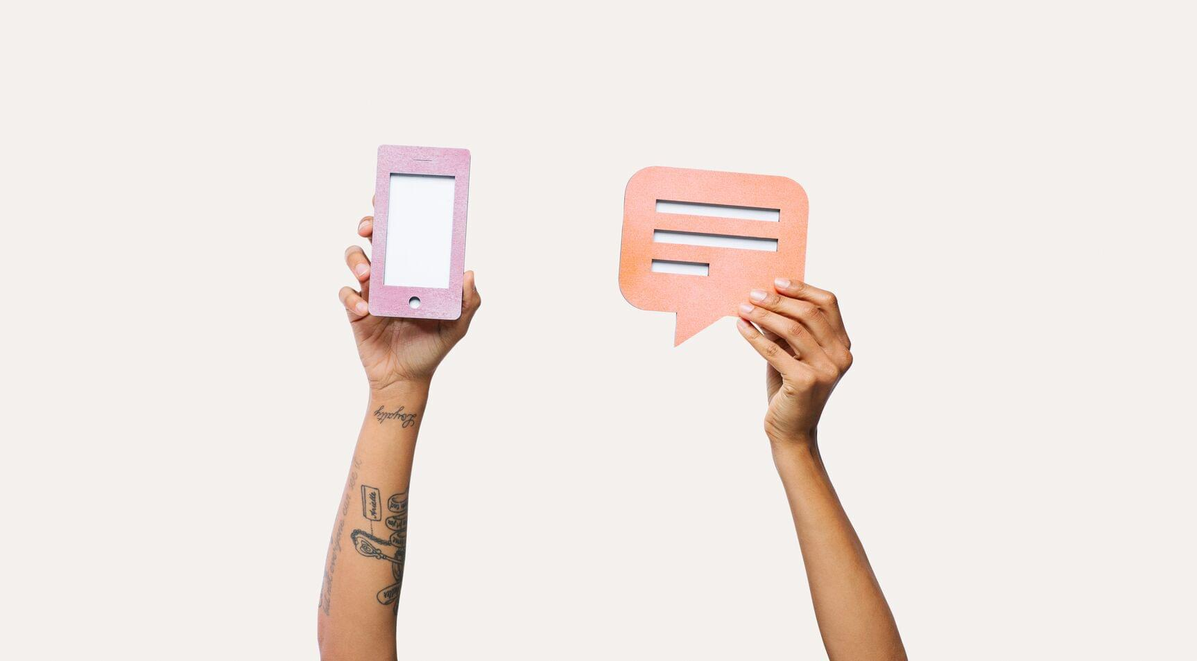 Leaving a review - Social Selling Examples