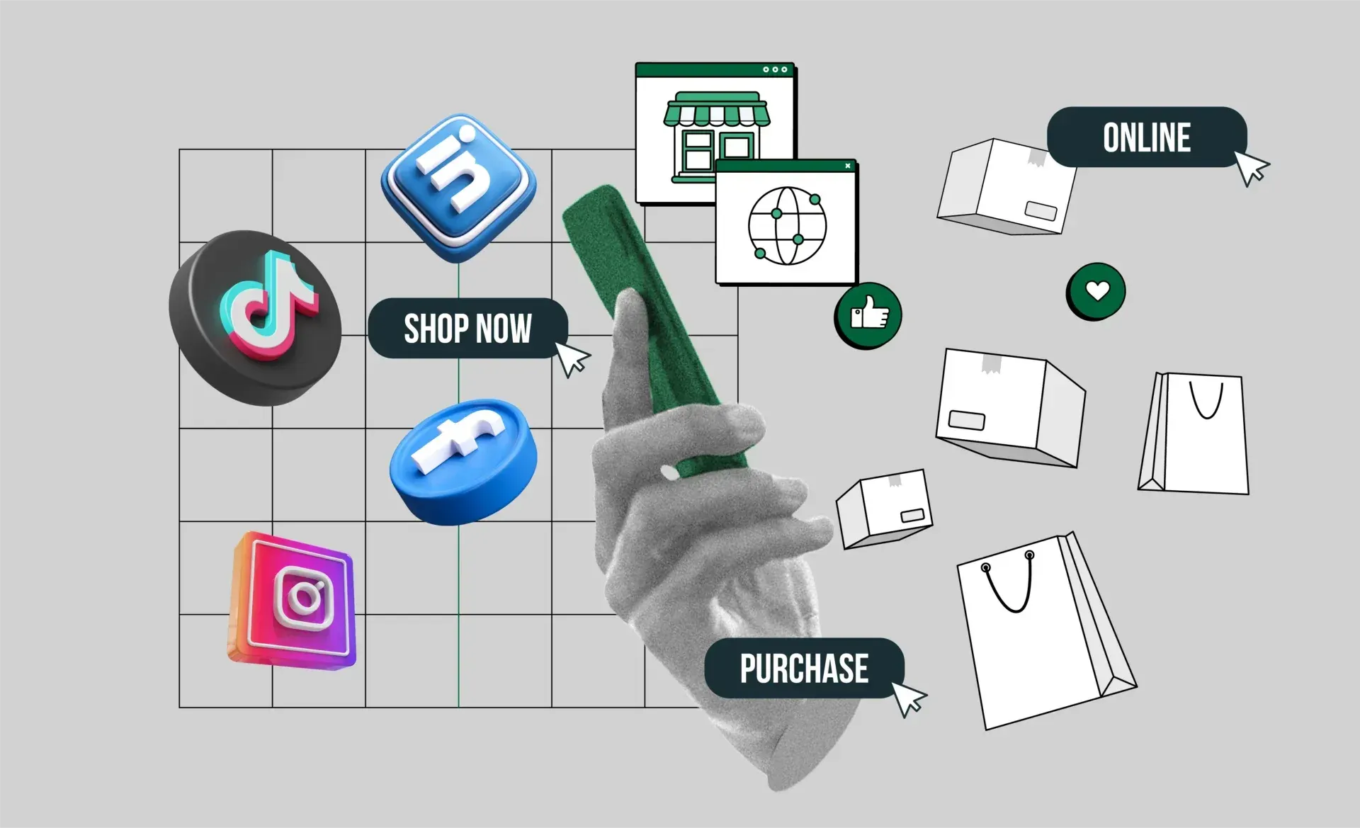 powering social media - Social Selling Examples