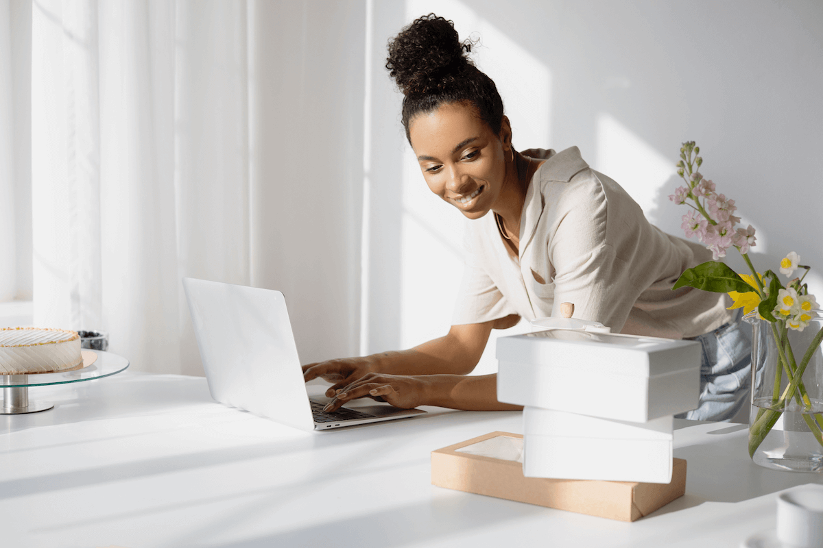 woman working on a SEO campaign - Ecommerce Conversion Funnel